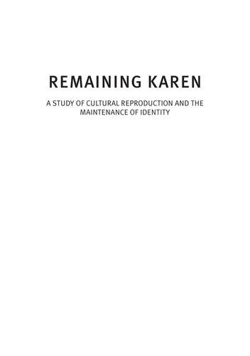 Cover for Remaining Karen