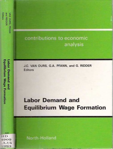 Cover for Labor demand and equilibrium wage formation