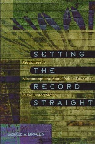 Cover for Setting the record straight