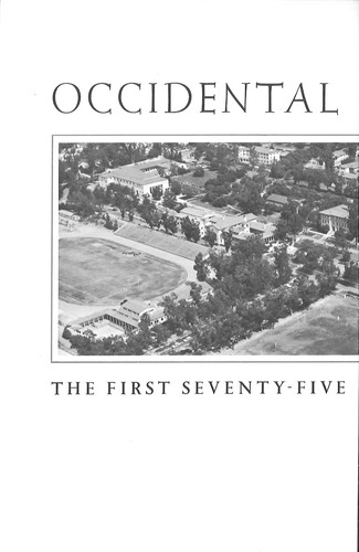 Cover for Occidental College