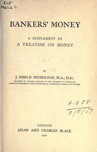 Cover for Bankers' money