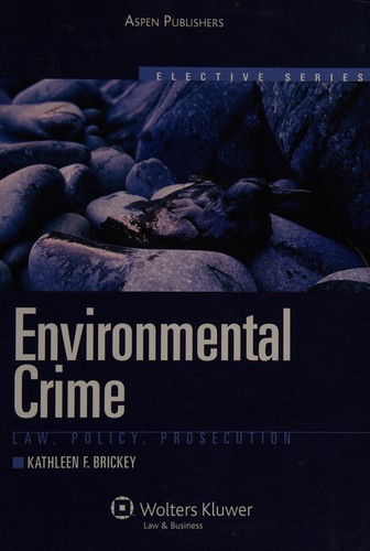 Cover for Environmental crime