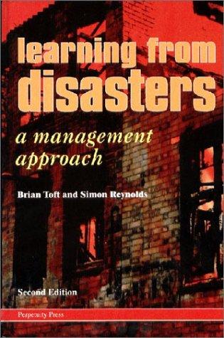 Cover for Learning from Disasters