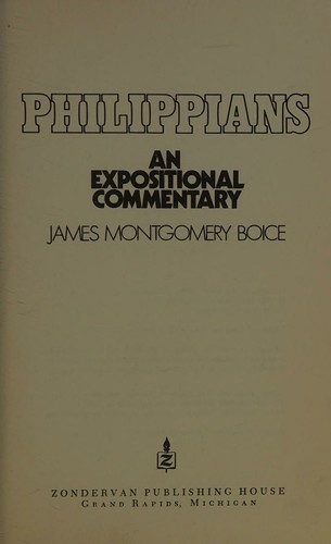 Cover for Philippians