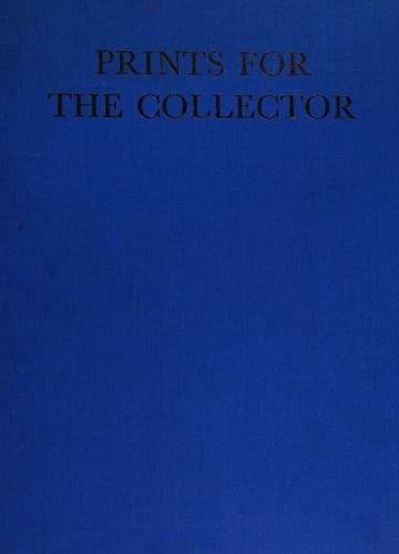 Cover for Prints for the collector
