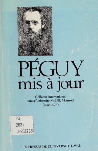 Cover for Péguy mis à jour