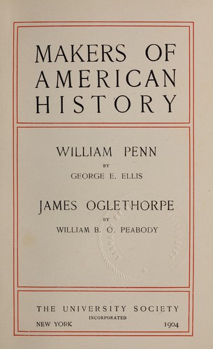 Cover for William Penn