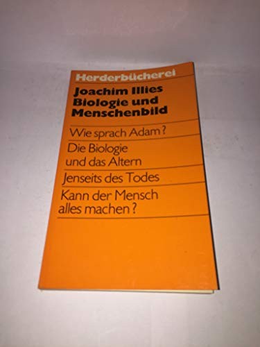 Cover for Biologie und Menschenbild