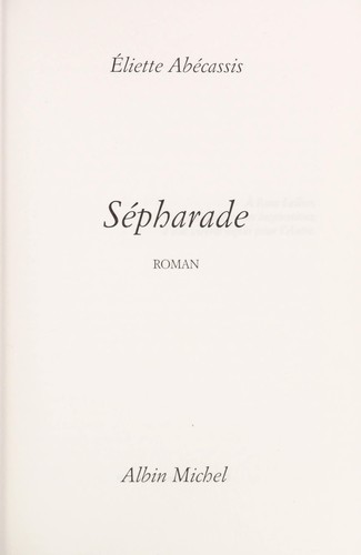 Cover for Sépharade