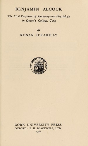 Cover for Benjamin Alcock