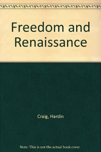 Cover for Freedom and renaissance.