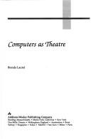 Cover for Computers as theatre