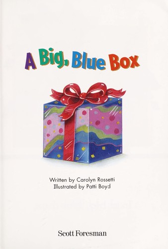 Cover for A big, blue box