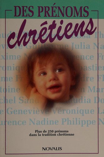 Cover for Des prénoms chrétiens