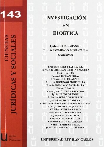 Cover for Investigación en bioética