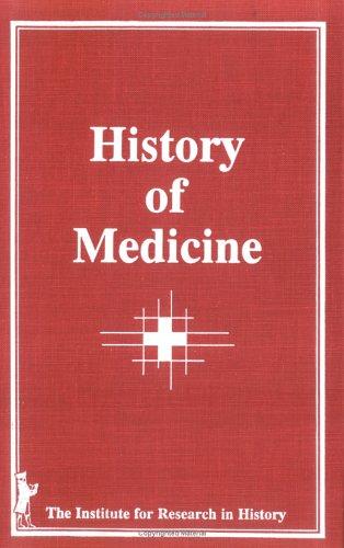 Cover for History of medicine