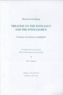Cover for Treatise on the intellect and the intelligible