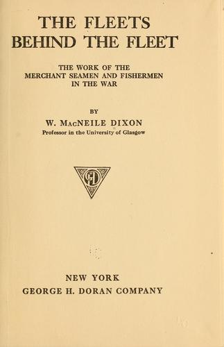 Cover for The fleets behind the fleet