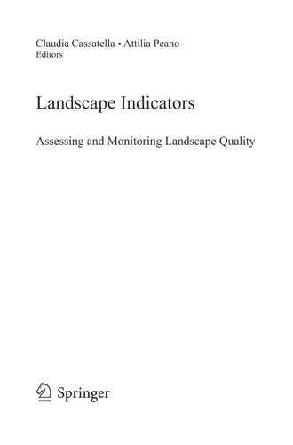 Cover for Landscape Indicators