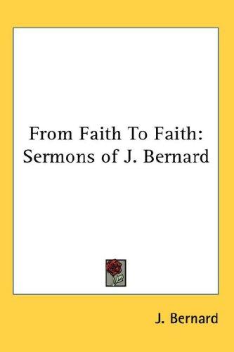 Cover for From Faith To Faith