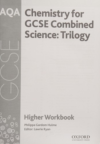 Cover for Chemistry for Combined Science
