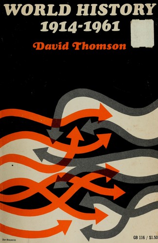 Cover for World history from 1914 to 1961