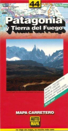 Cover for Patagonia and Tierra del Fuego Map by AutoMapa
