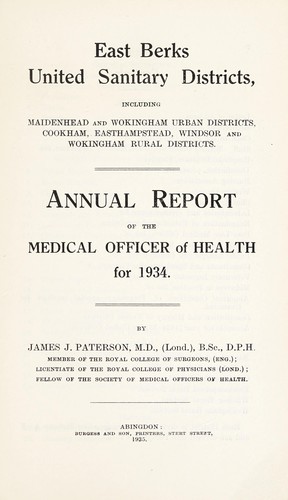 Cover for [Report 1934]