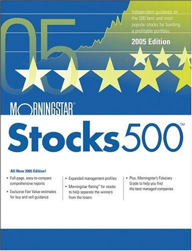 Cover for Morningstar Stocks 500