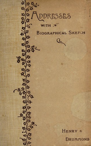 Cover for Addresses