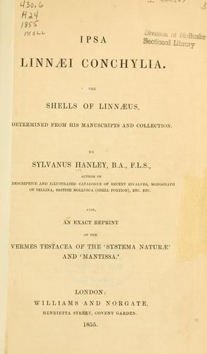 Cover for Ipsa Linnaei conchylia