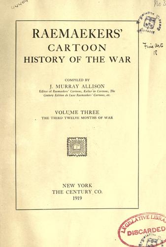 Cover for Raemaekers' cartoon history of the war
