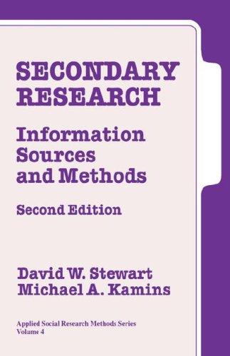 Cover for Secondary research