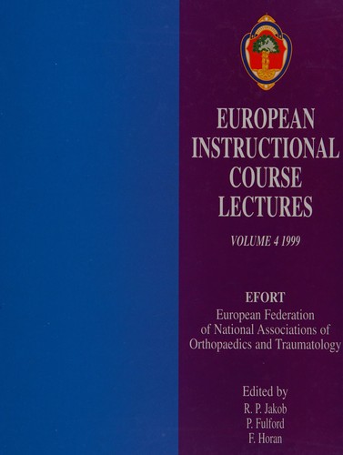 Cover for European instructional course lectures