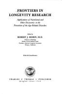 Cover for Frontiers in longevity research