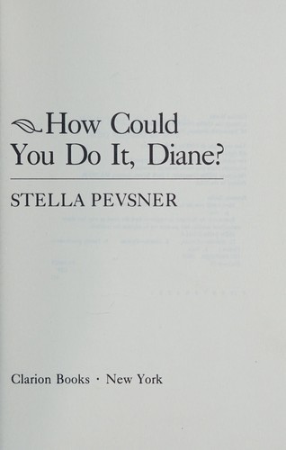 Cover for How could you do it, Diane?