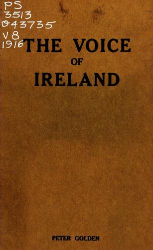 Cover for The voice of Ireland