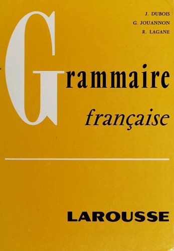 Cover for Grammaire française
