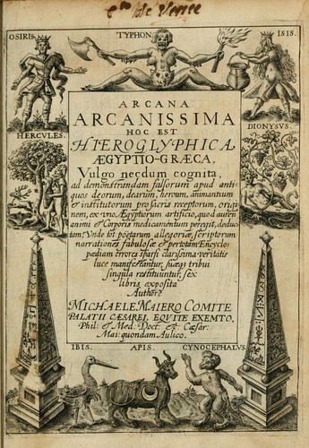 Cover for Arcana arcanissima, hoc est, Hieroglyphica aegyptio-graeca
