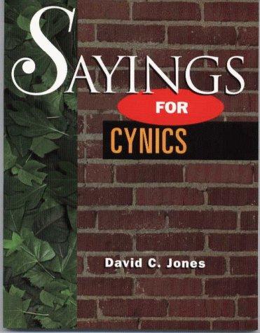 Cover for Sayings for Cynics