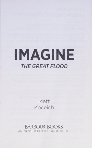 Cover for IMAGINE... the Great Flood