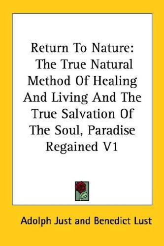 Cover for Return To Nature