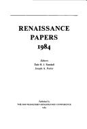Cover for Renaissance Papers, 1982