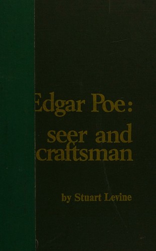 Cover for Edgar Poe: seer and craftsman.