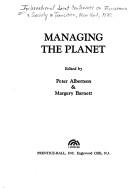 Cover for Managing the Planet (A Spectrum book)