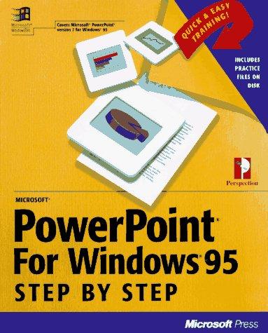 Cover for Microsoft PowerPoint for Windows 95 step by step