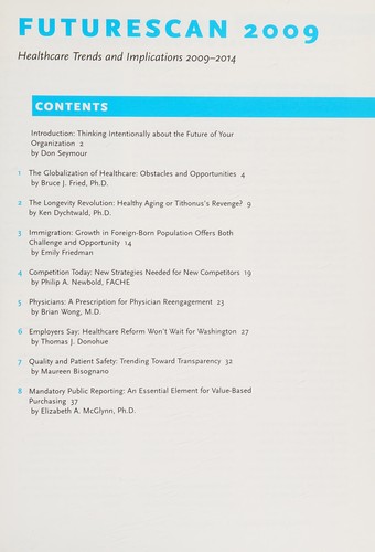 Cover for FutureScan 2009