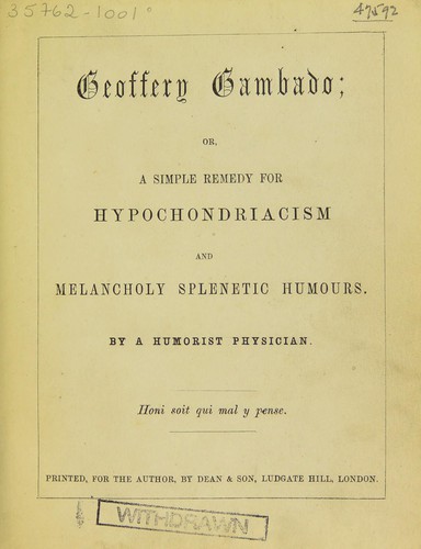 Cover for Geoffery Gambado