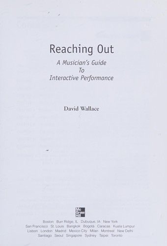 Cover for Reaching out