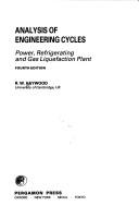 Cover for Analysis of engineering cycles